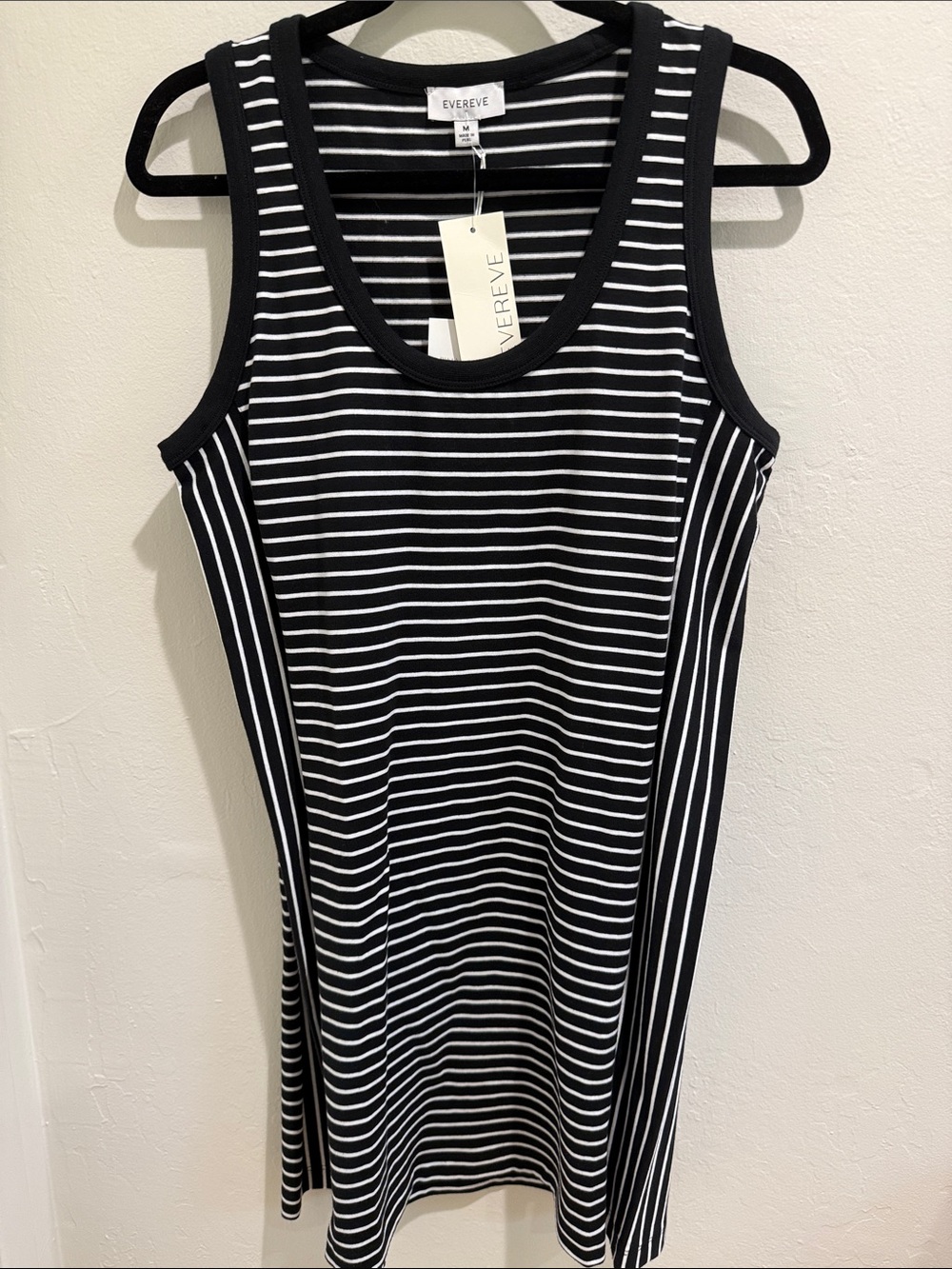 Evereve Charlie Striped Tank Mini Dress